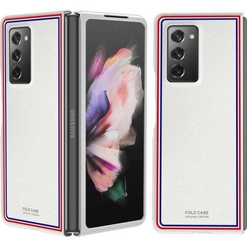 Ultra Thin Genuine Leather For Samsung Galaxy Z Fold 2 5G Case Full Protective Cover For Galaxy Z Fold 2 2020 TB Limited Edition