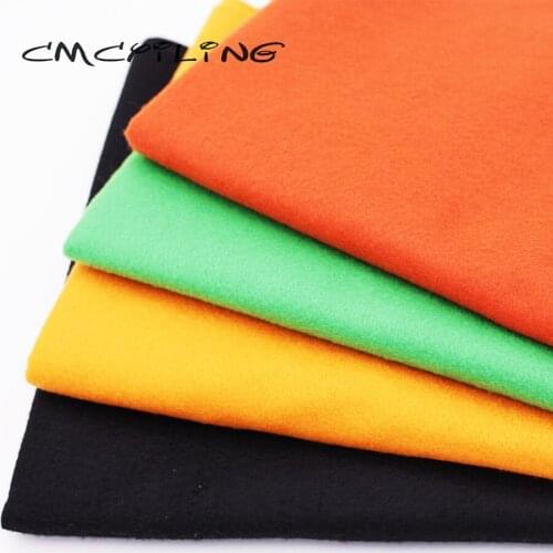 CMCYILING 4 Pcs/Lot,45*55cm Soft Felt Fabric For Sewing Halloween Clothing Dolls Crafts Polyester Cloth
