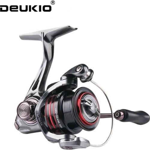DEUKIO 169g Ultralight Spinning Fishing Reel Kingfisher 800 1000 Profession Bait Finesse System Trout Ajing Wheel Shallow Spool