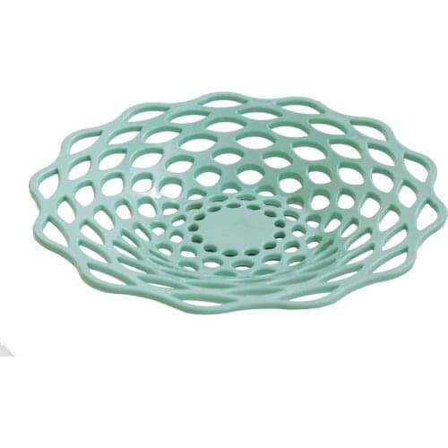Splayed Turquoise Color Fruit Bowl