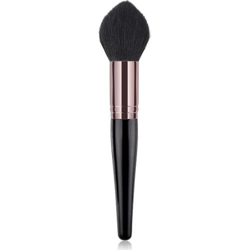 GUJHUI 1pc Makeup Face Brush Wood Handle High Quality Foundation Blush Loose Powder Blending Cosmetic Beauty Make Up Tool