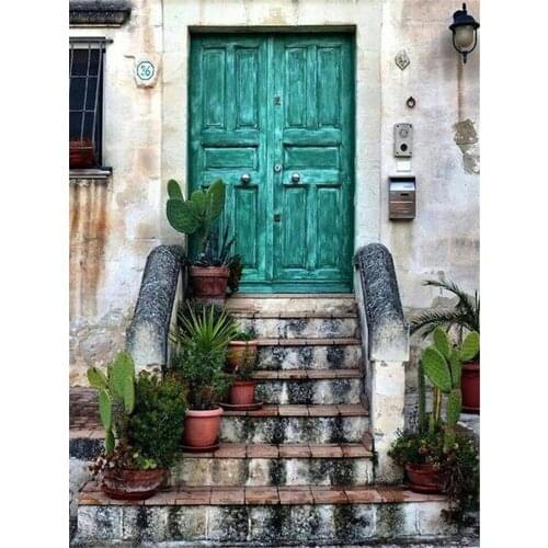 Landscape Scenery Printed Water-Soluble Canvas 11CT Cross-Stitch DIY Embroidery Patterns DMC Threads Hobby Sewing Sales