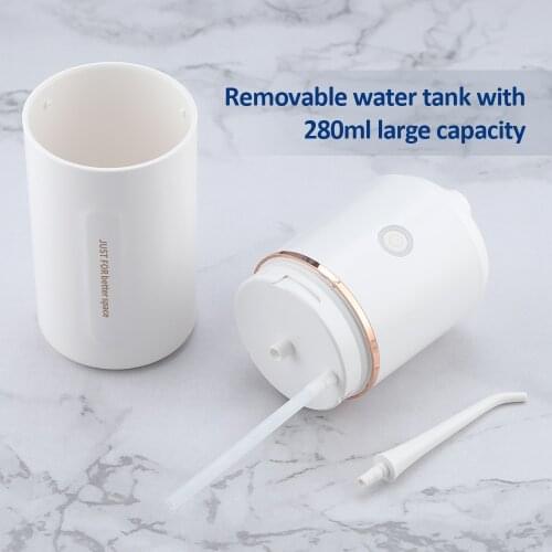 Portable Electric Oral Irrigator Water Flosser USB Rechargeable Electric Calculus Removal for Travel Tartar Remover