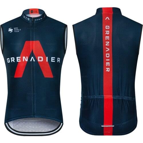 2021 Outdoors Sleeveless Cycling Jersey Set Breathable Bicycle Vest Clothing Riding Bike Clothes Sports Jacket Set Ropa Ciclismo