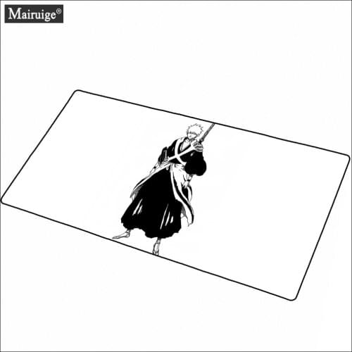 Kurosaki Ichigo DIY Computer Mouse Pad Persona Gamer Anime Gaming Large Desk Mats PC XXL Mousepad 90x40/80x30cm