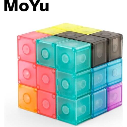 MoYu Magnetic Building blocks Newest Magnetic cube 3x3x3 cubo magico Profissional Puzzle toys Educational-Toys for boy child Kid