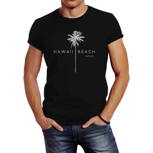 Fashion Hawaii Beach Palme T-Shirt. Summer Cotton O-Neck Short Sleeve Mens T Shirt New S-3XL