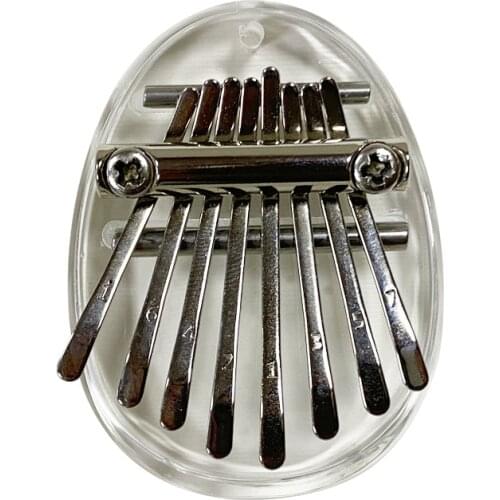 New 8 Key Mini Kalimba Thumb Piano Finger Percussion Mbira Sanza Musical Instrument for Kids Beginner Gift Decoration