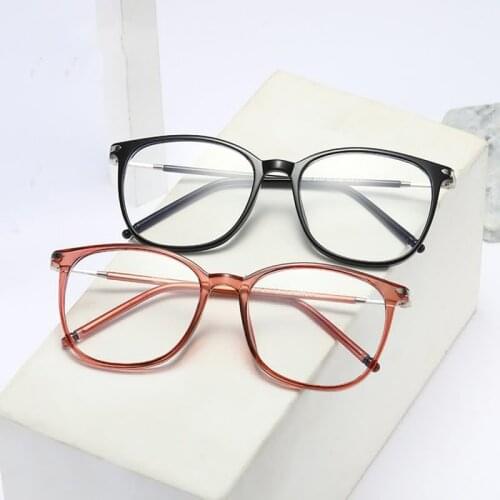 Gaming Glasses Oversize Computer Optical Glasses Anti Blue Light Eyeglasses Vintage Retro Eyewear Women Men Oculos Lunette Gafas