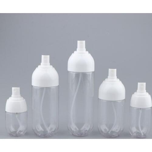 Transparent Fine Mist Water Spray Bottle - Bottle Body: PETG / Pump Head: PP