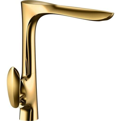 Kitchen faucet Gold Hot and Cold Sink Faucet hot and cold Tall water mixer luxury basin sink mixer tap wash basin faucet