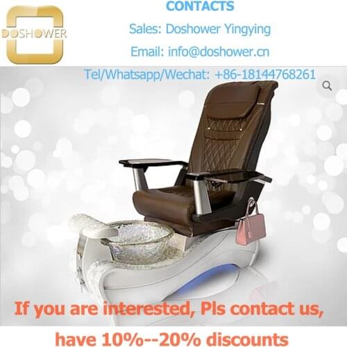 Doshower DS-W32-C modern leather cover foot spa manicure pecidure chair