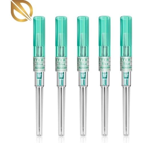 Tattoo Piercing Needles 50Pcs/Box 18G Durable Body Piercing Needles Steel Catheter Piercing Sterilized Needles Tattoo Supplies