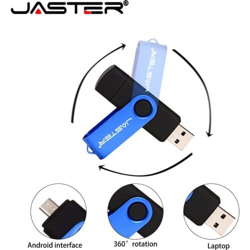 JASTER High Speed USB Flash Drive OTG Pen Drive 128gb 64gb Usb Stick 32gb 256gb Pendrive Flash Disk for Android SmartPhone/PC