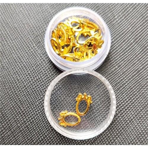 20Pcs Metal Nail Art Charms perfume bottle Nailart Accessories 3d Manicure Design New Bottle Nails Kawaii Japanese Decors