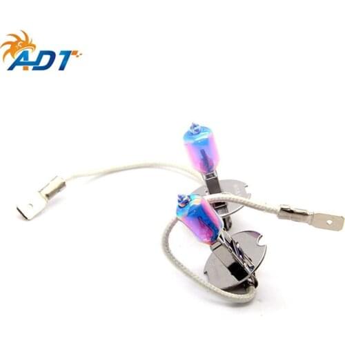 ADT H3 Car headlight bulb 3500K 7500K 8500K H3 Plasma Halogen xenon headlight golden white super white blue white