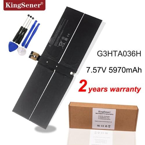 Kingsener G3HTA036H DYNK01 Laptop Battery For Microsoft Surface Book 1769 Series 7.57V 45.2Wh/5970mAh With Tools