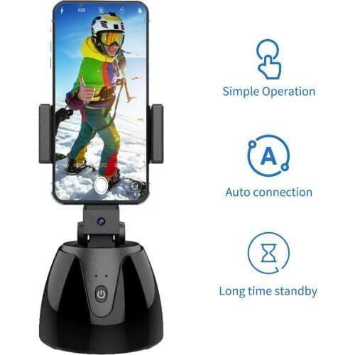 Auto Smart Shooting Selfie Stick 360 Object Tracking Holder Wireless BT Connection with 1/4" Screw Hole for Smartphones Camera