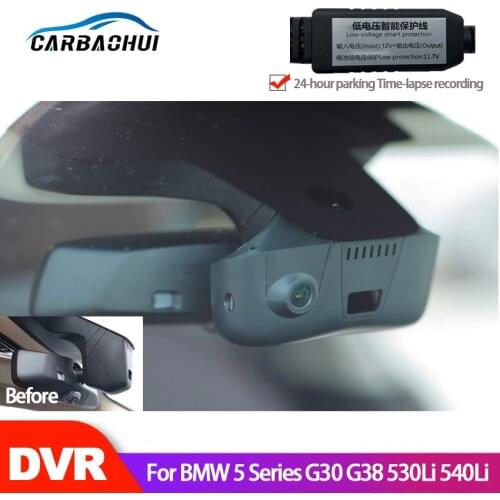 Car Wifi Mini DVR Driving Video Recorder Dash For BMW 5 Series G30 G38 530Li 540Li 2015 2016 2017~ 2020 Novatek 96658 hd 1080P