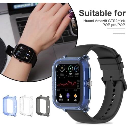TPU Case Cover Bumper Suitable For Amazfit GTS 2 Mini/Amazfit PopPro Smart Watch Protective Full Cover TPU For Accessories
