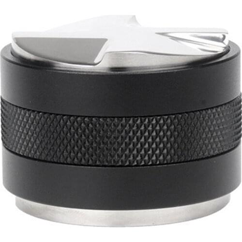 Coffee Distributor 2 in 1 Espresso Tamper Stainless Espresso Maker Adjustable Tamper Corner Mat