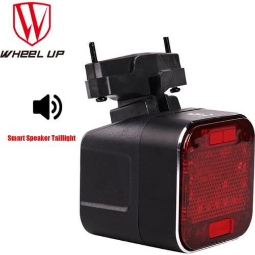 WHeeL UP Bluetooth Speaker Bicycle Lights USB Rechargeable 2200mAh LED Light Waterproof MTB Bike Light Smart Speaker Taillight
