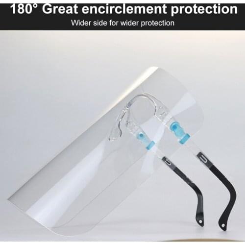 Kitchen Transparent Face Shield Anti-oil Onion Goggles Dustproof Face Protective Mask Mascarilla Reutilizable For Cooking Tools