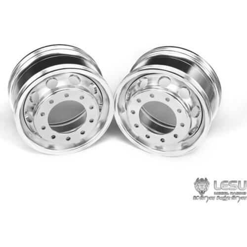 LESU Metal Front Wheel Hub for 1/14 RC Tamiya Tractor Truck Non-powered Axles Dumper DIY Model