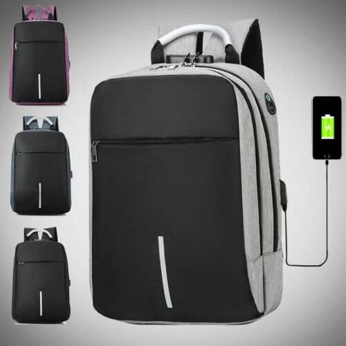 Multifunction USB charging Men Backpack Leisure Travel Backpack For Teenager Fashion Male Mochila Anti Thief Backpack C44-06