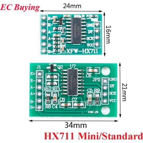 HX711 AD Module Weighing Weight Sensor Digital Load Cell 1KG 5KG 10KG 20KG 24-bit Precision Pressure for DIY Electronic Scale