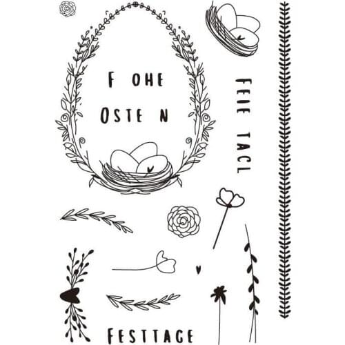 German Clear Stamps Scrapbook Paper Craft Clear stamp scrapbooking X0071