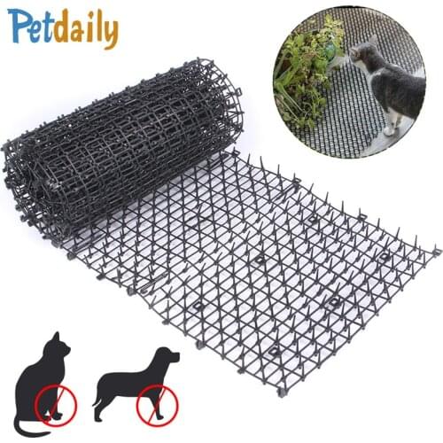 Spikes Scat Mat for Cats - Indoor Outdoor Dog Cat Repellent Mat,Balcony Garden DIY Cat Stopper, Repels Animals Net, Pet supplies