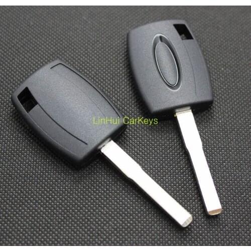 PINECONE for FORD FOCUS Auxiliry Car Key Case Uncut Brass HU101 Blade Blank Transponder Key Shell Cover 1Pc