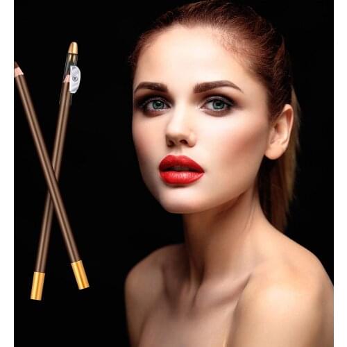 1pcs Waterproof Long-lasting Excellence Eyebrow Soft Strokes Eyeliner Pencil Eye Makeup Beauty Tools With A Built-in Sharpener