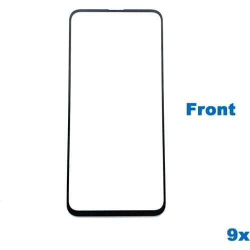 20Pcs For Huawei Honor 9X Touch Screen Glass Outer Lens Panel Digitizer Sensor Touchpad Front Spare Parts Sensor Touchpad