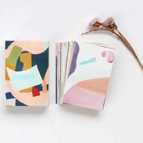 28 sheets/Set Creative Colorful Life Mini Lomo Postcard /Greeting Card/Birthday Letter Envelope Gift Card Message Card