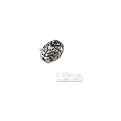 900pcs Tibetan silver egg shape spacer A11194
