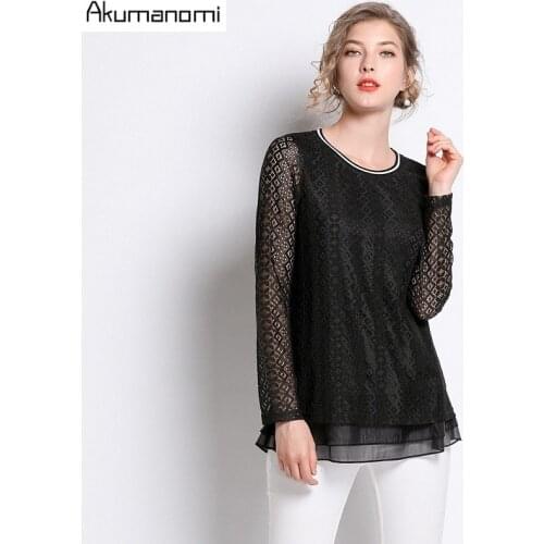 Черные блузки AKUMANOMI China At AliExpress