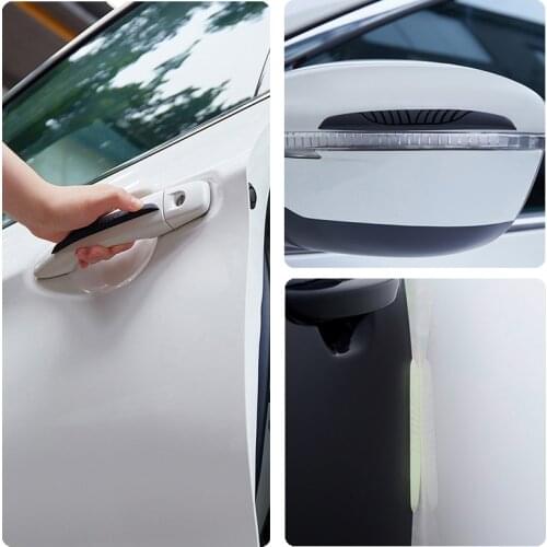 Car Sticker Rearview Mirror Anti Collision Door Handle Protector For Kia Rio Ceed Sportage Sorento Cerato Armrest Picanto Optima
