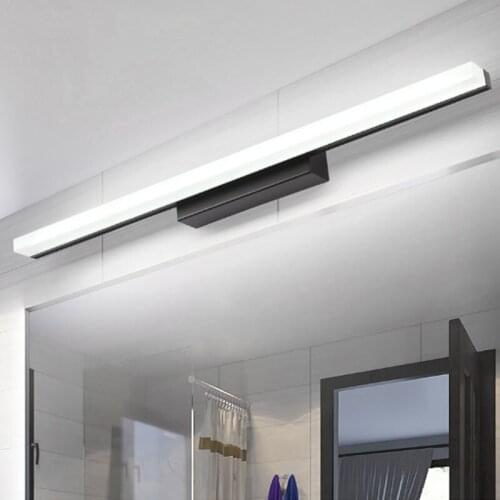 Longer LED Mirror Light AC90-260V Modern Cosmetic Acrylic Wall Lamp Bathroom Lighting Waterproof Front Wall Light Mirror