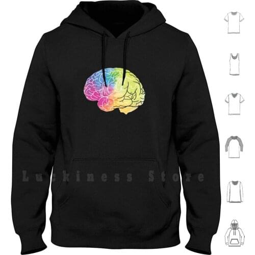 Mental Health Hoodie Long Sleeve Mental Health Matters Brain Psyched Mental Health Counselor Counselor Love Semicolon