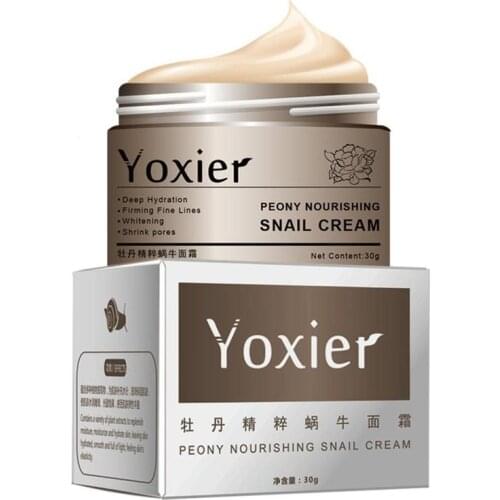 Snail Face Cream Remove Eye Bag Facail Moisturizing Whitening Cream Lifting Firming Fine Lines Skin Care 30g