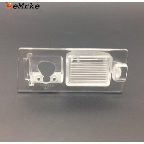 EEMRKE Car Rearview Camera Bracket License Plate Lights Housing Mount for Jeep Cherokee KL 2014