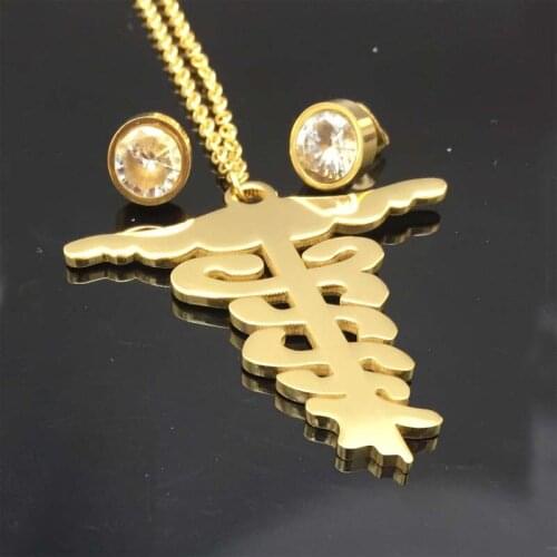 Hot 2016 Top Quality 316l Stainless necklace&earring Jewelry Set Wedding Jewelry Set Party Gift love jewelry set