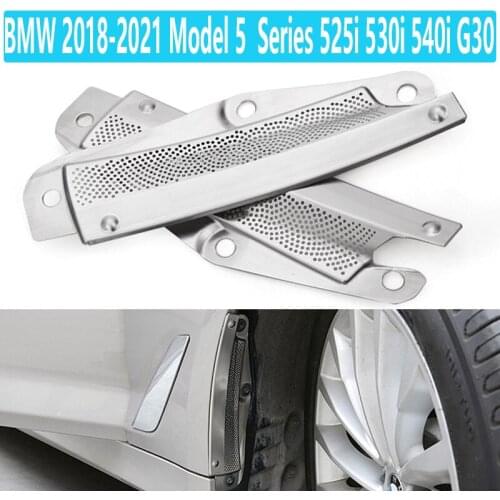 Car front fender wheel fender splash guard exterior modification sticker For BMW 2018-2021 Model 5 Series 525i 530i 540i G30