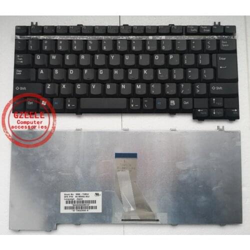 GZEELE New US Laptop keyboard for Toshiba Satellite A10 A15 A25 A35 A40 A45 A50 A60 A65 A70 A75 A85 P35 M30 M100 M105 P10 BLACK