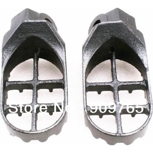 Pair Foot Pegs Footpegs Steel Assembly For Yamaha TW200 PW 80 50 PW80 PW50 1981-2011