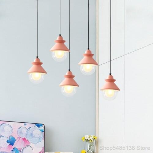 Modern Led Glass Pendant Lights Living Room Bedroom Dining Room Light Fixtures Kitchen Hanging Lights Nordic Industrial Decor