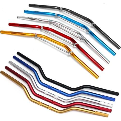 22mm Universal Motorcycle Handlebar Motor Motorbike Aluminum Alloy Handlebars Moto Scooter Retro Black Anti-rust Handle Bars