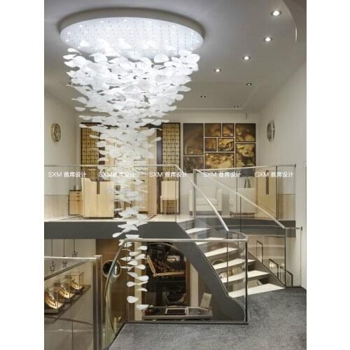 Custom non-standard hotel sales offices sand table engineering shopping malls wedding large hall corridor art chandelier bird ch